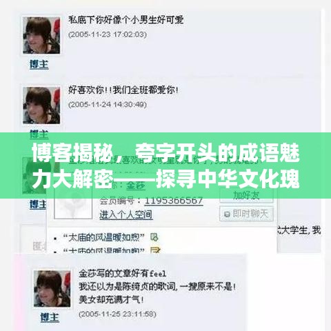 博客揭秘，夸字開頭的成語魅力大解密——探尋中華文化瑰寶