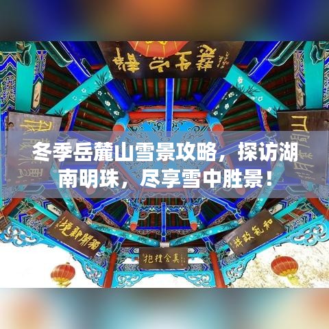 冬季岳麓山雪景攻略，探訪湖南明珠，盡享雪中勝景！