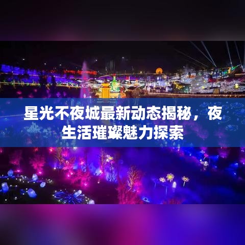 星光不夜城最新動態(tài)揭秘，夜生活璀璨魅力探索