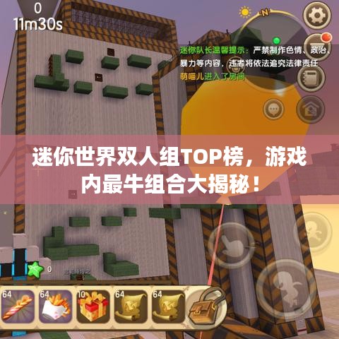 迷你世界雙人組TOP榜，游戲內(nèi)最牛組合大揭秘！